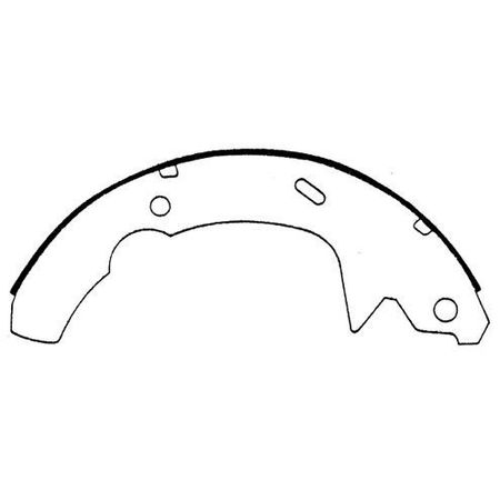 CENTRIC PARTS Riveted Brake Shoes, 112.05990 112.05990